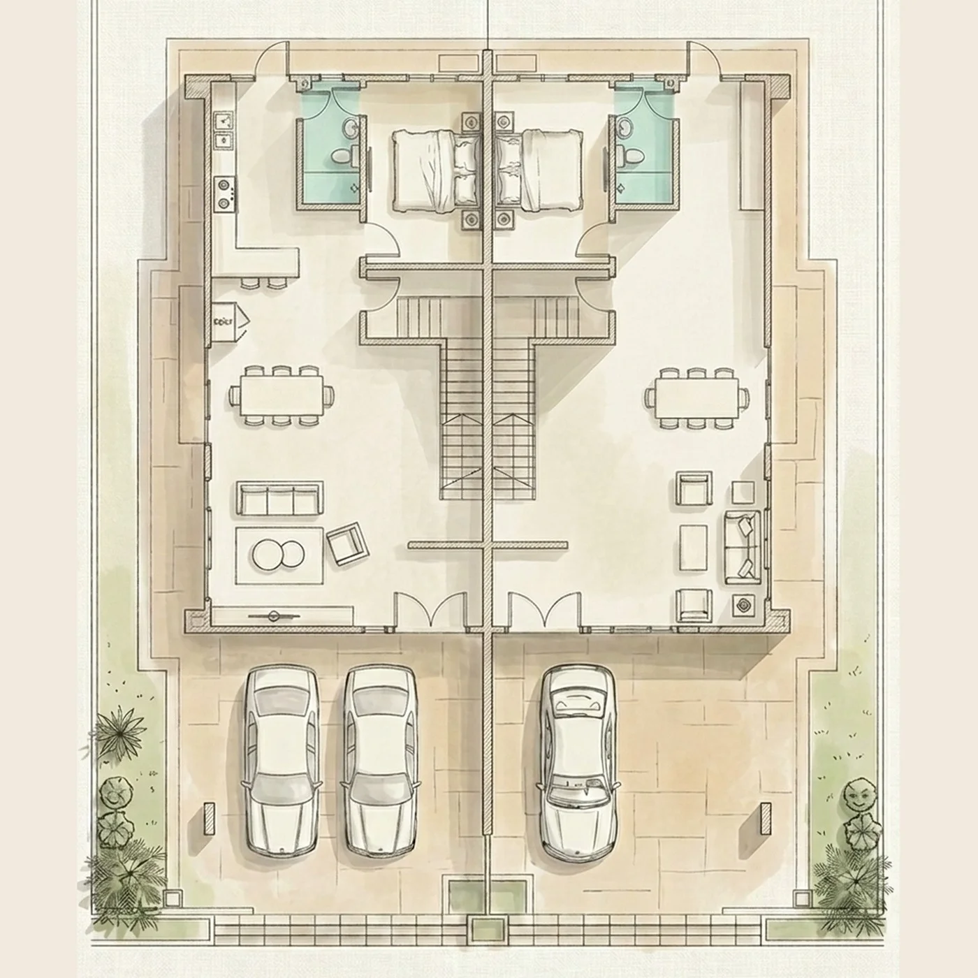 Semi-Detached Ground Floor plan